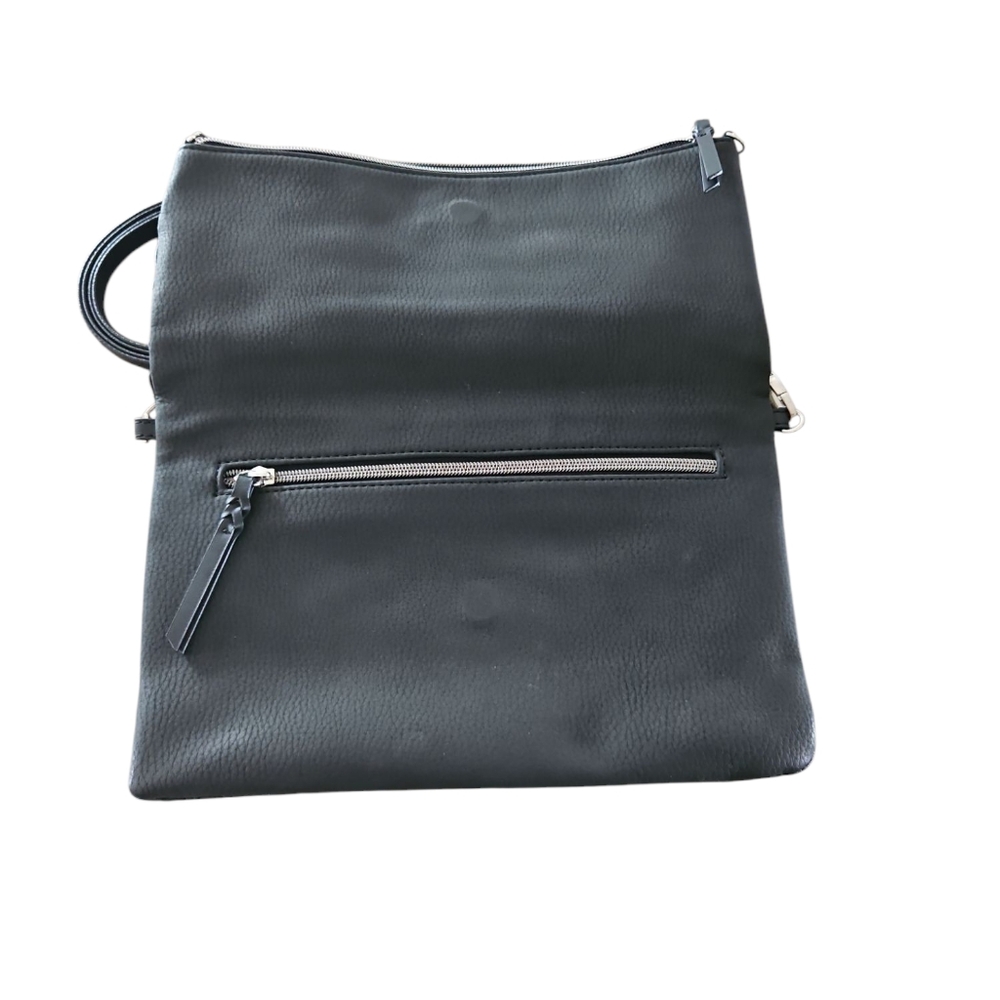 STELLA & DOT Elegant Black Quilted Women's Leather Bag Purse - Picture 3 of 8